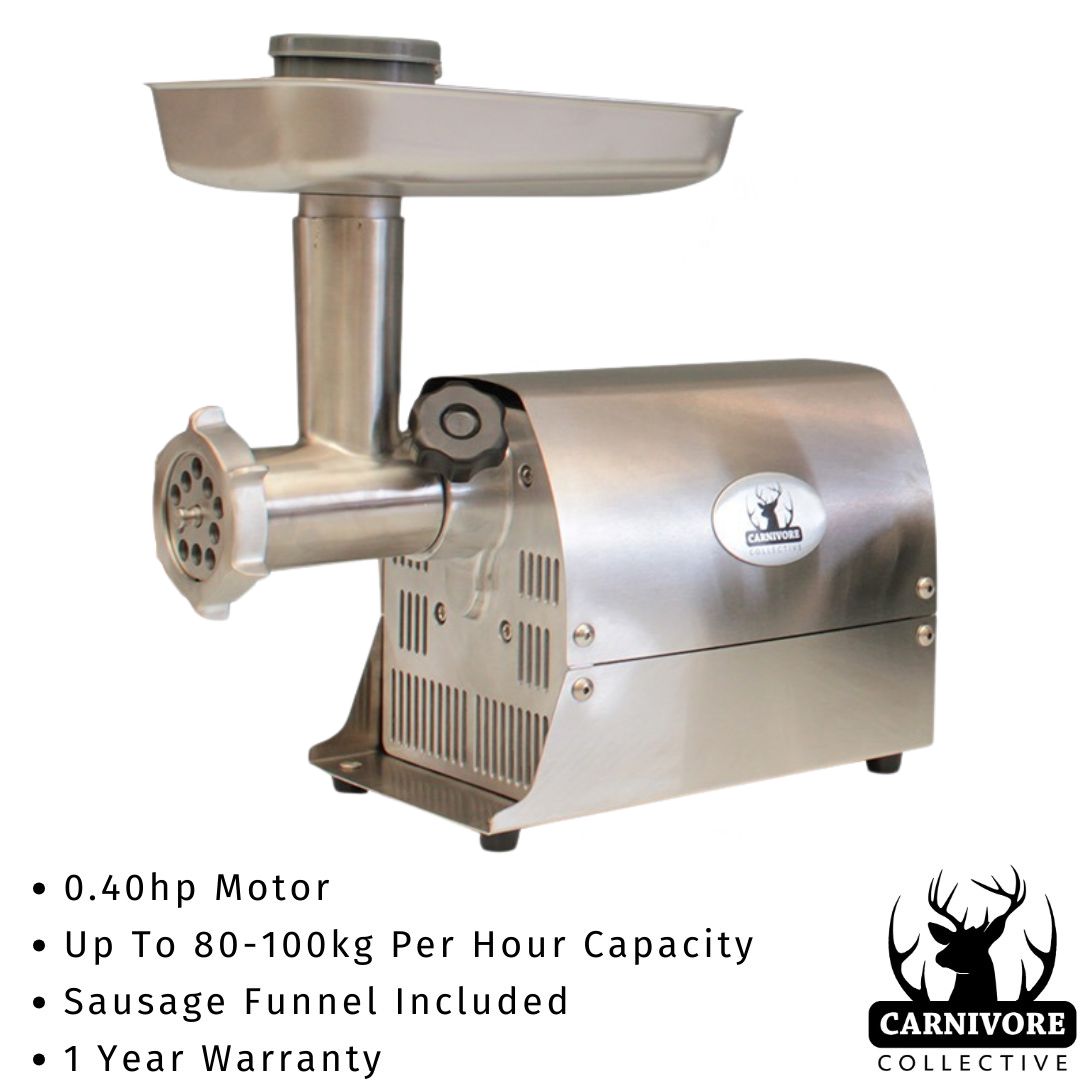 Carnivore Collective #8 Stainless Steel Meat Mincer